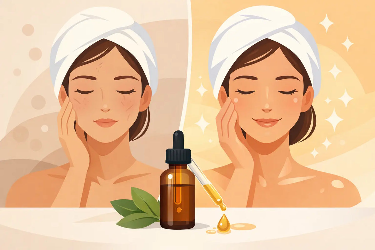 Before and After Face Oil: What to Expect