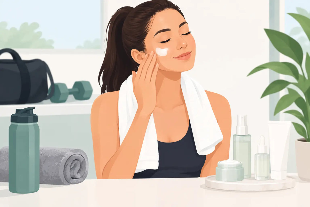 Post Workout Skincare for a Clear, Radiant Glow