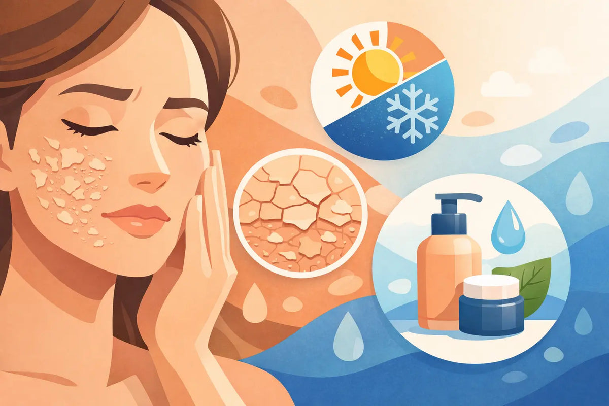 Why Is My Skin Flaky? Causes and Gentle Fixes