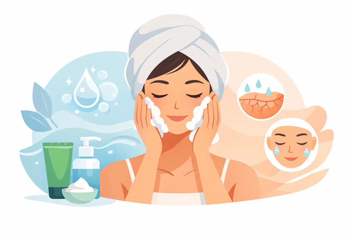 How to Cleanse Sensitive Skin Without the Tightness