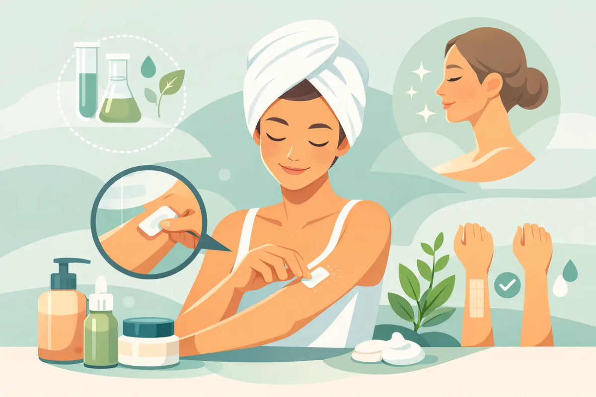 Patch Testing Skincare for a Calm, Glowing Routine