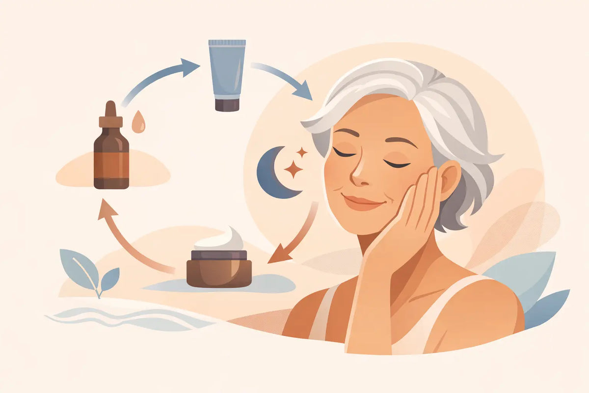 Skin Cycling for Mature Skin That Feels Gentle