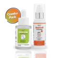 WHITEROSESHINE COMBO CLEAR ACNE CONTROL FACE SERUM & SUNVEIL SPF 50
